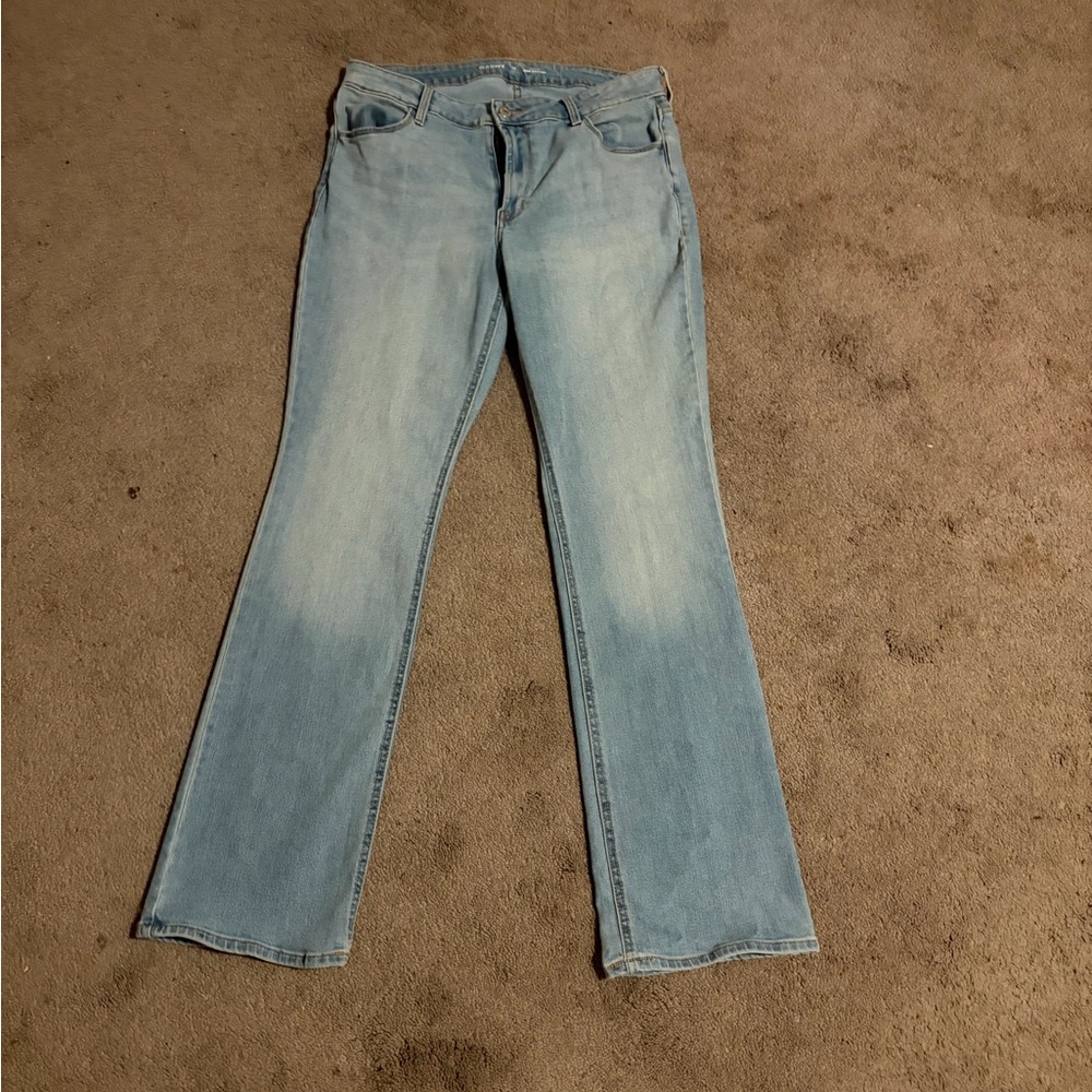 Old Navy Light Blue Flare Women's Jeans